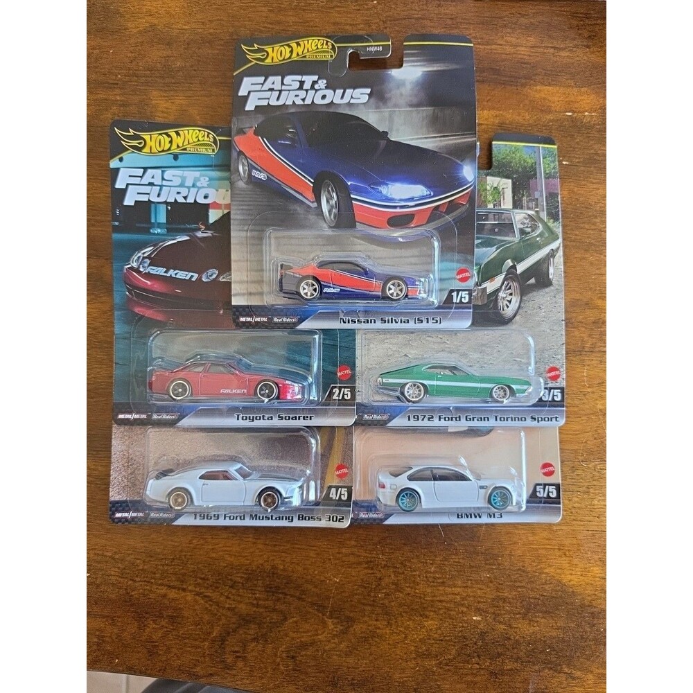Hot Wheels Premium Fast & Furious 2023 Women of Fast Set 5 Nissan Silvia S15